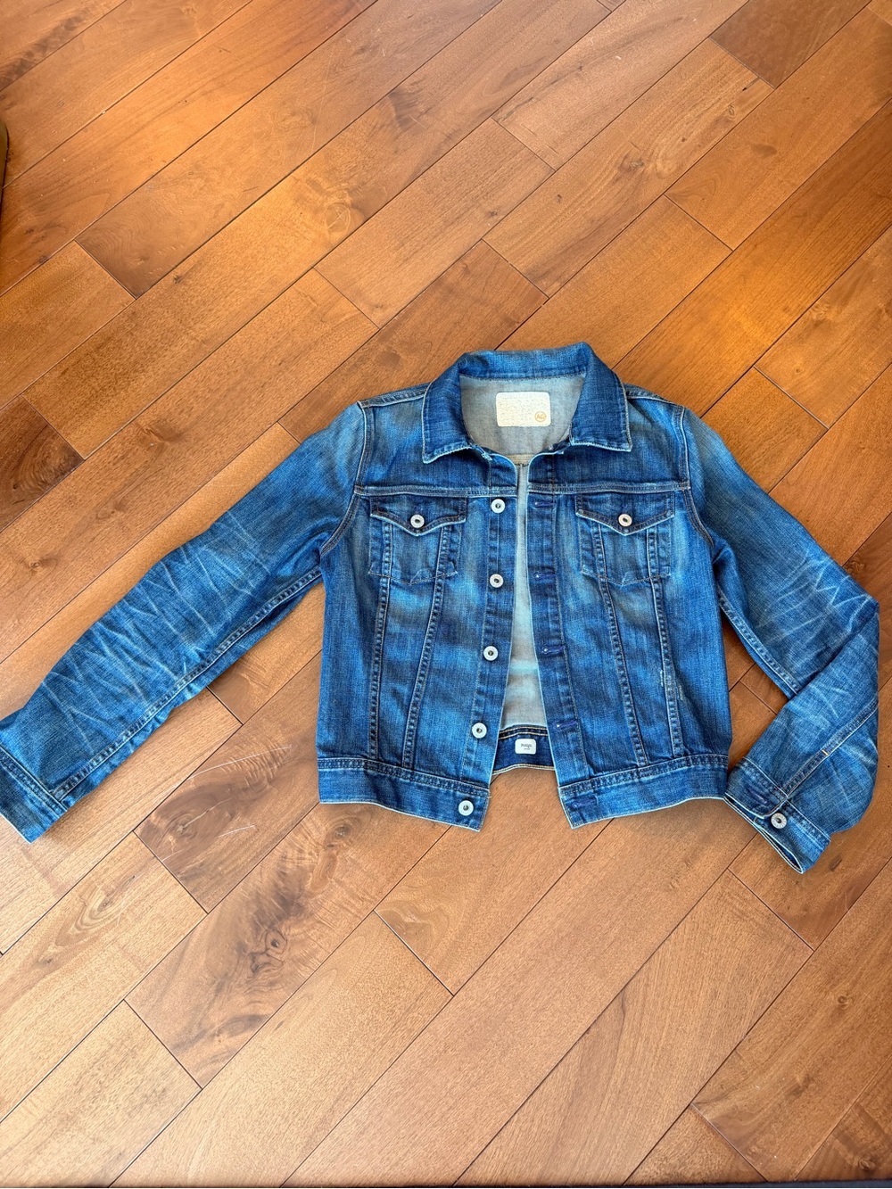 NWOT AG Adriano Blue Denim Jacket